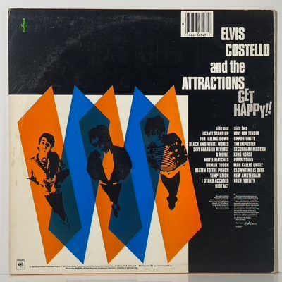 Elvis Costello And The Attractions ‎– Get Happy!!
