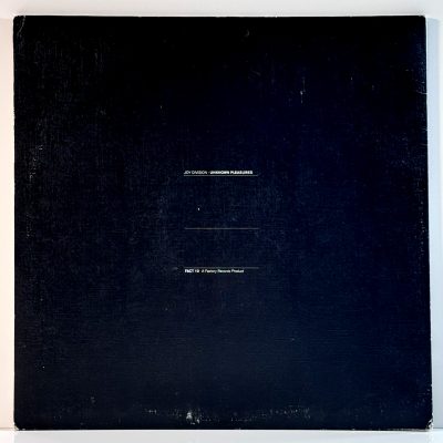 Joy Division ‎– Unknown Pleasures