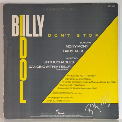 Billy Idol – Don't Stop