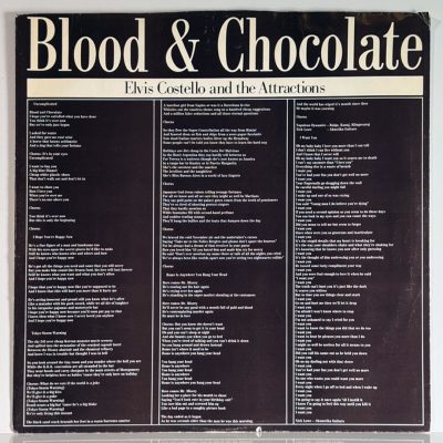 Elvis Costello And The Attractions– Blood & Chocolate
